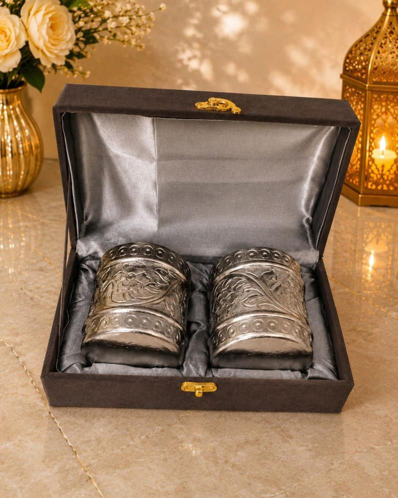 Embossed jar candle set (Size: of each jar 4inch  with wax)